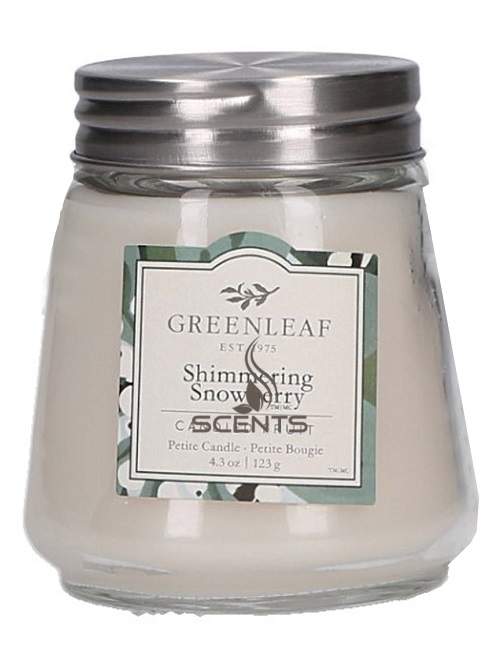 Greenleaf Мерцающий Снежник Shimmering Snowberry миниатюрная аромасвеча
